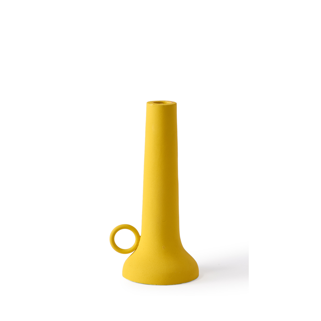 SPARTAN CANDLE HOLDER &quot;S&quot; _ YELLOW