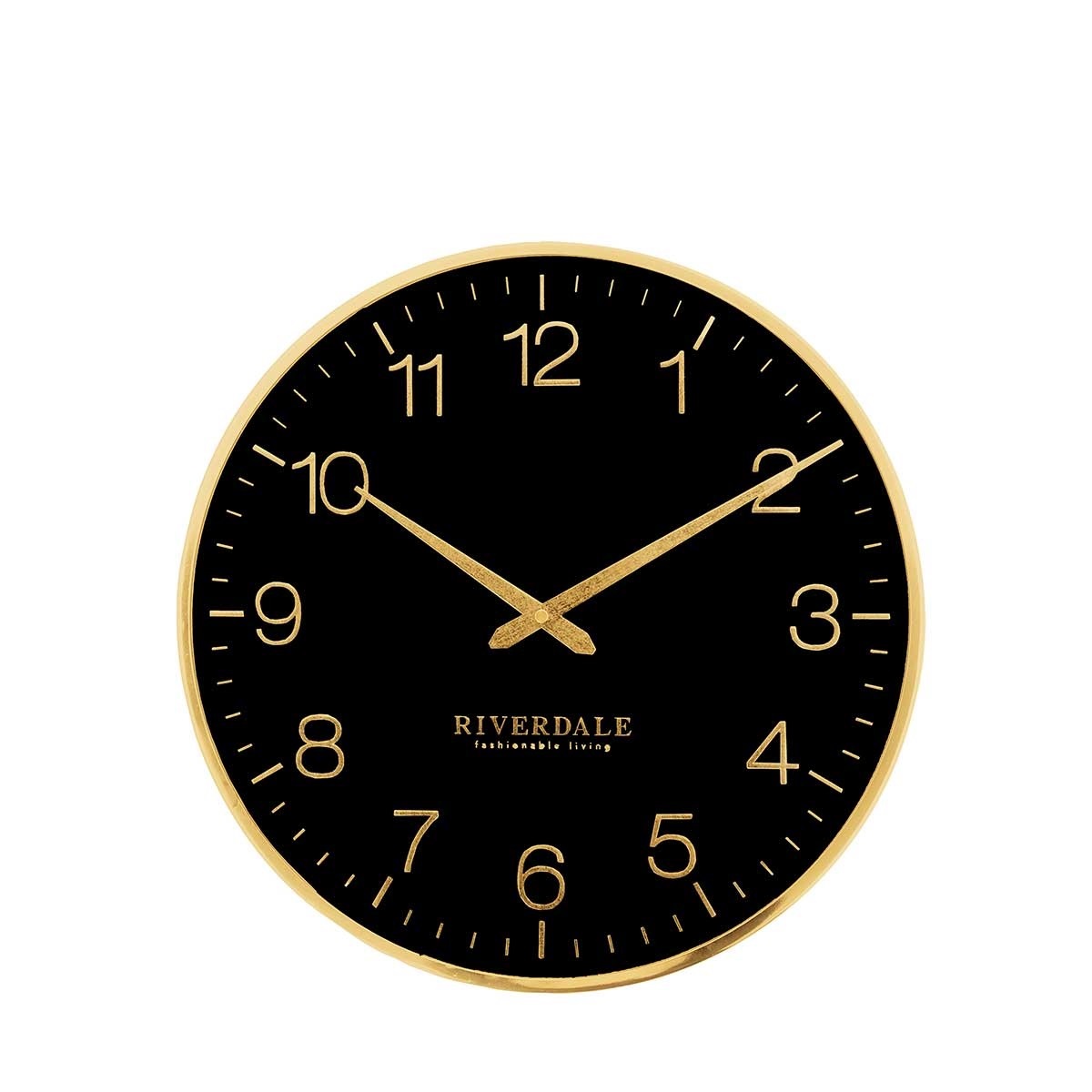 Wall clock Ritz black 40cm