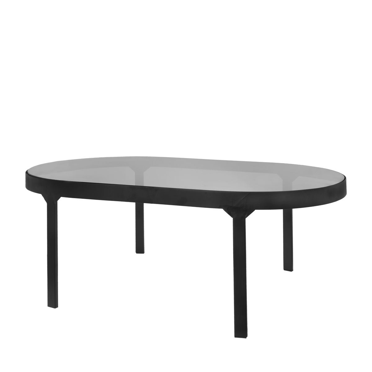 Roma Black Coffee Table 100cm