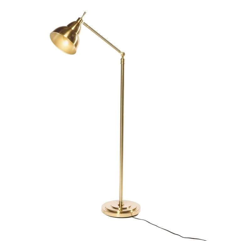 Floor lamp Jesse gold 148cm