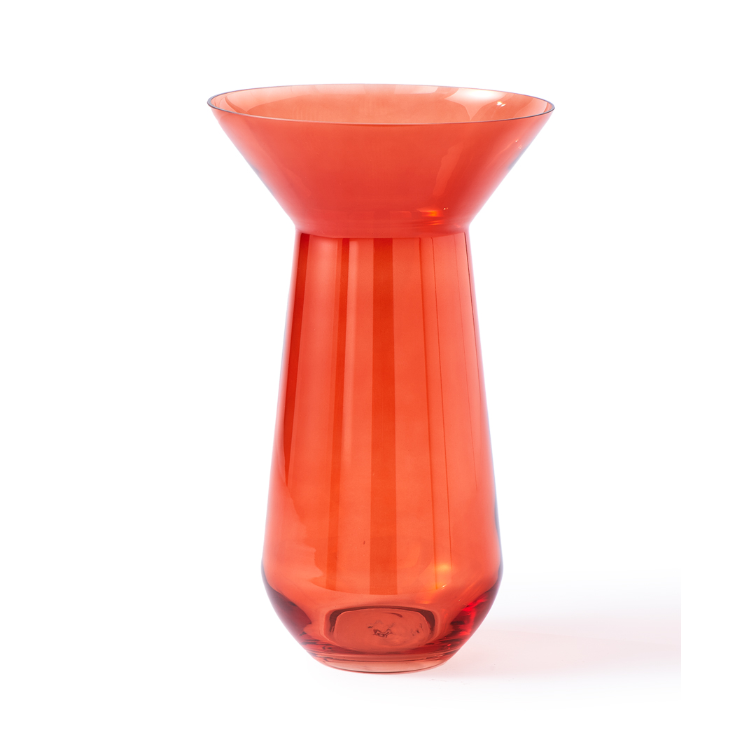 Orange Neck Vase
